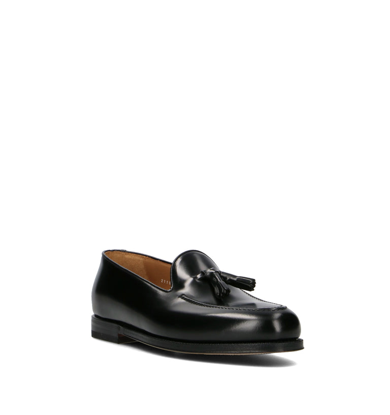 GREEN GEORGE Mocassino uomo nero in pelle