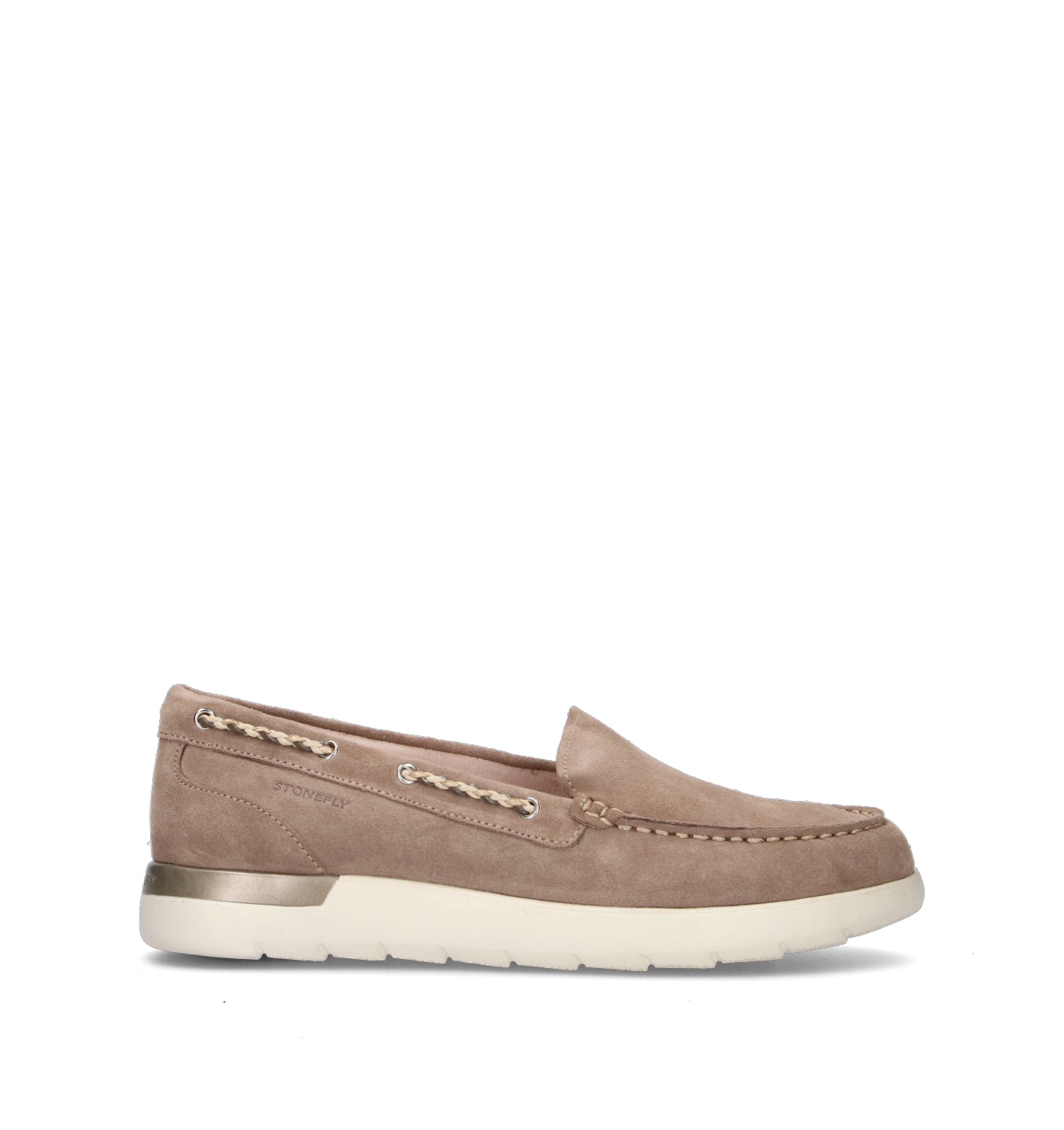 STONEFLY Mocassino donna taupe in suede