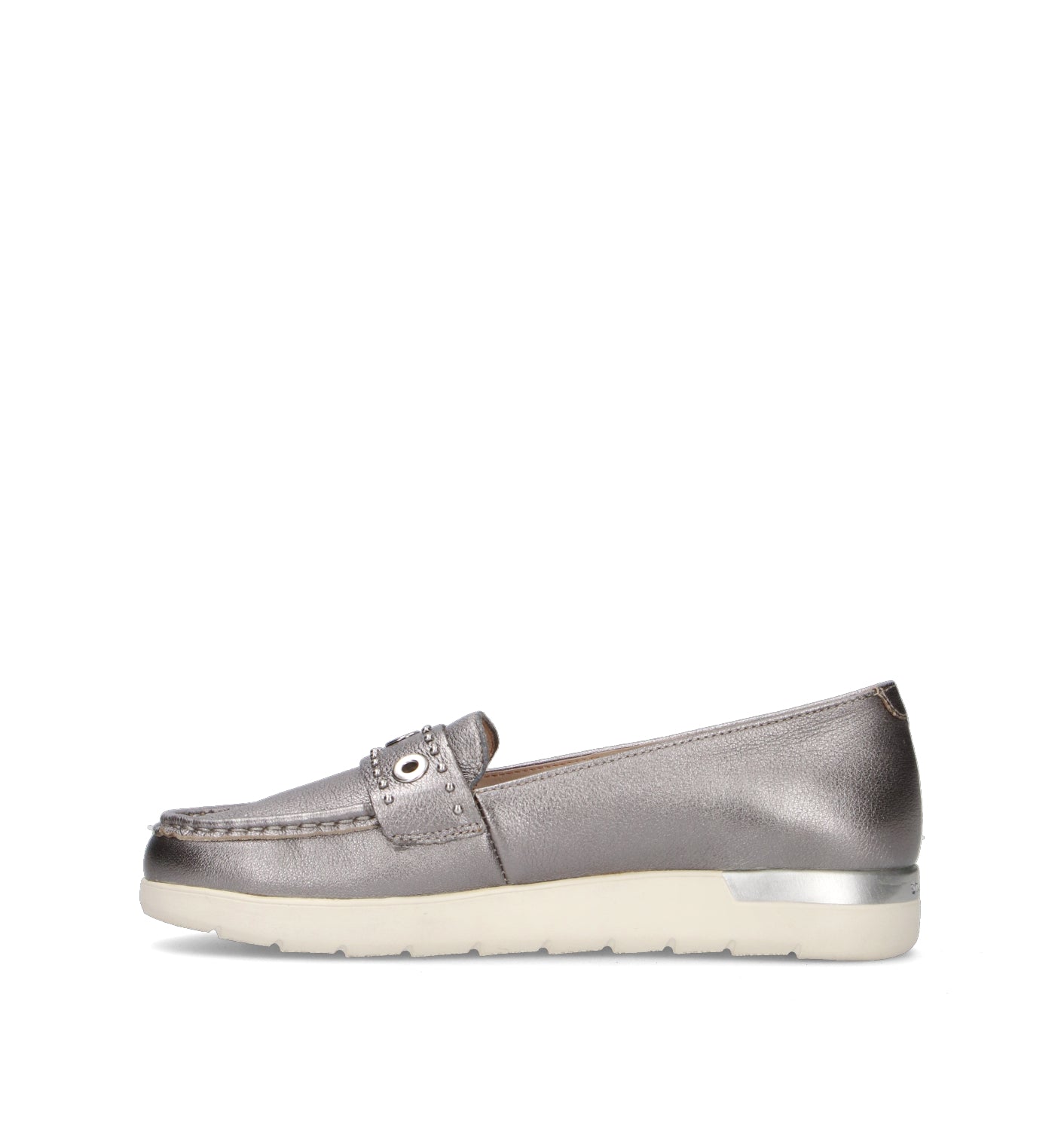STONEFLY Mocassino donna argento in pelle