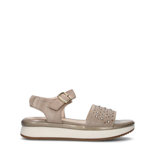 STONEFLY Sandalo donna taupe in suede