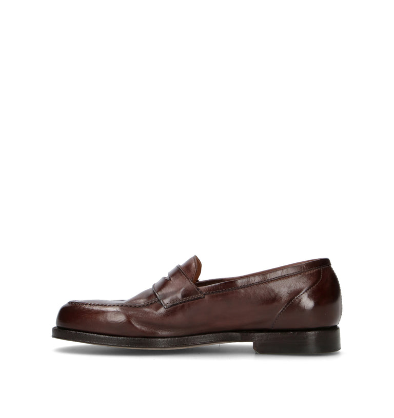 GREEN GEORGE Mocassino uomo marrone in pelle