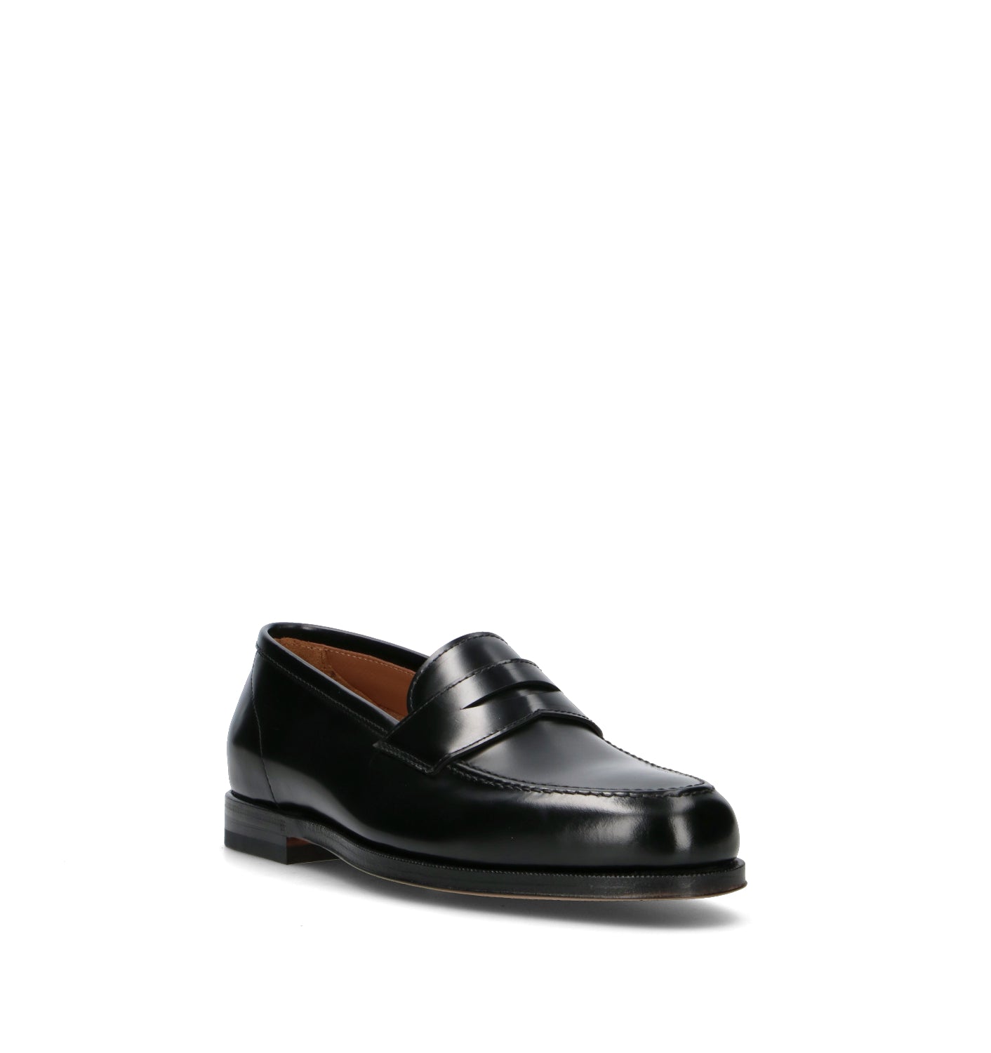 GREEN GEORGE Mocassino uomo nero in pelle