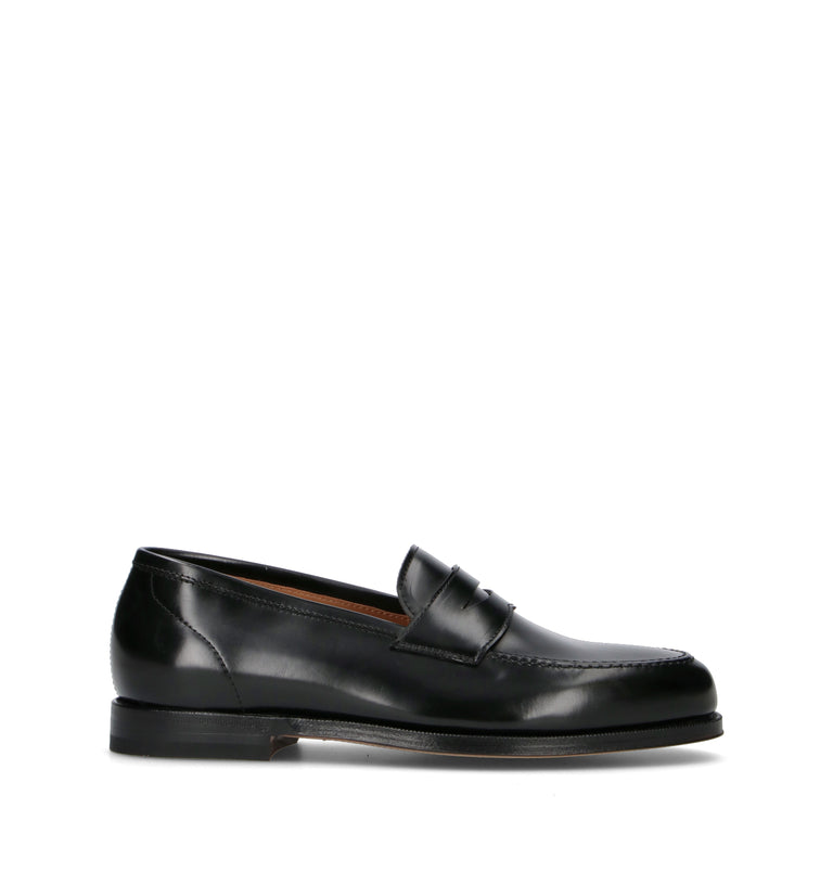 GREEN GEORGE Mocassino uomo nero in pelle