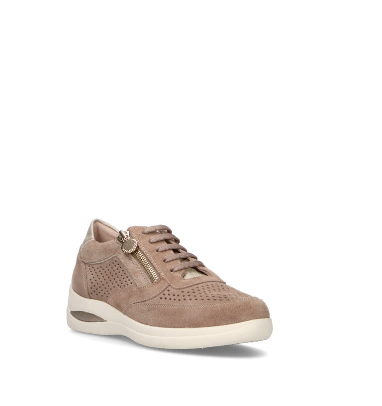 STONEFLY Sneaker donna taupe in suede