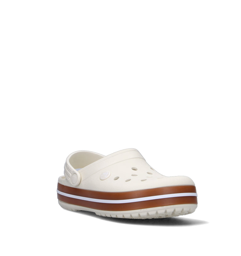 CROCS Zoccolo donna panna/marrone