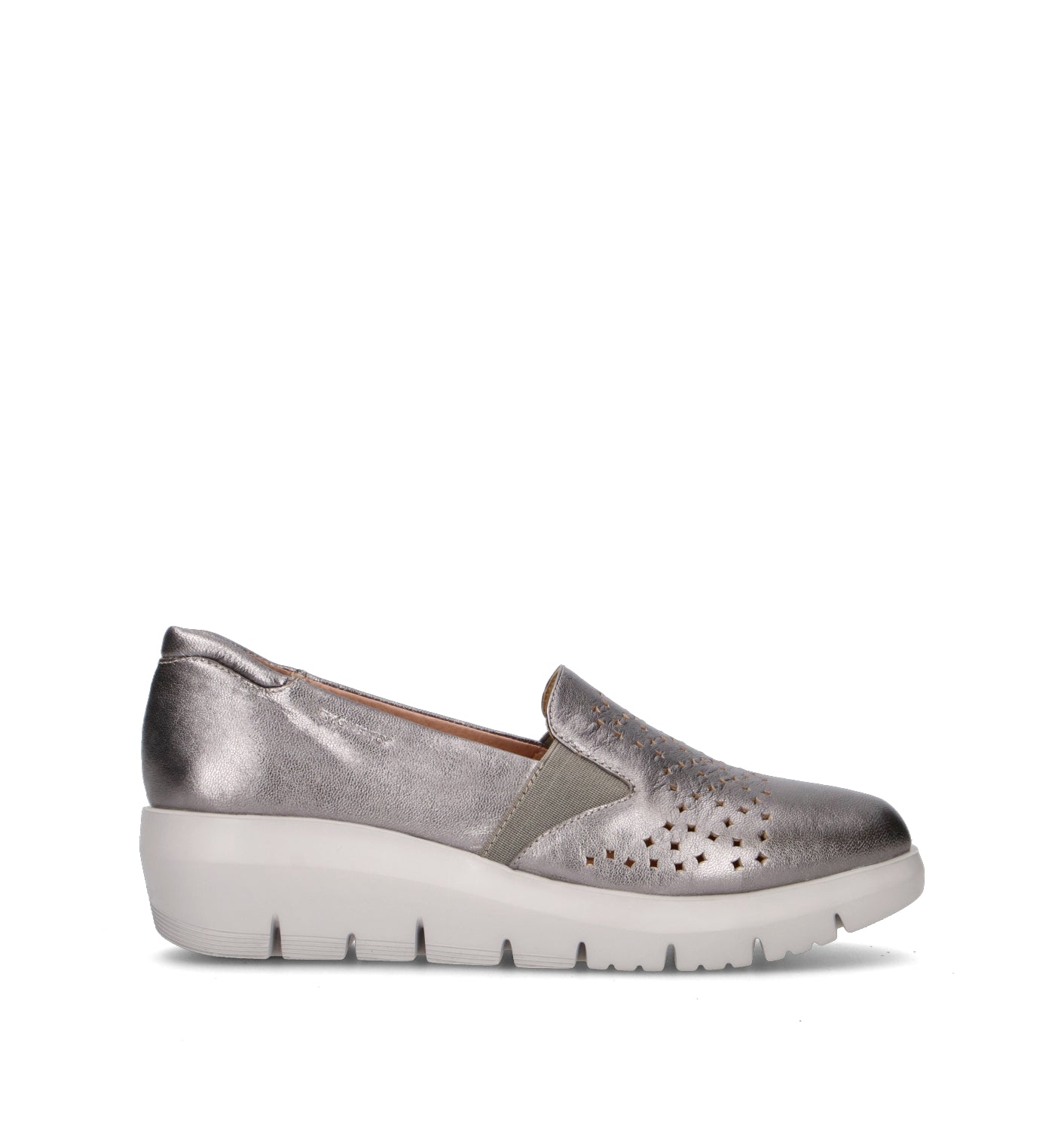STONEFLY Mocassino donna argento in pelle