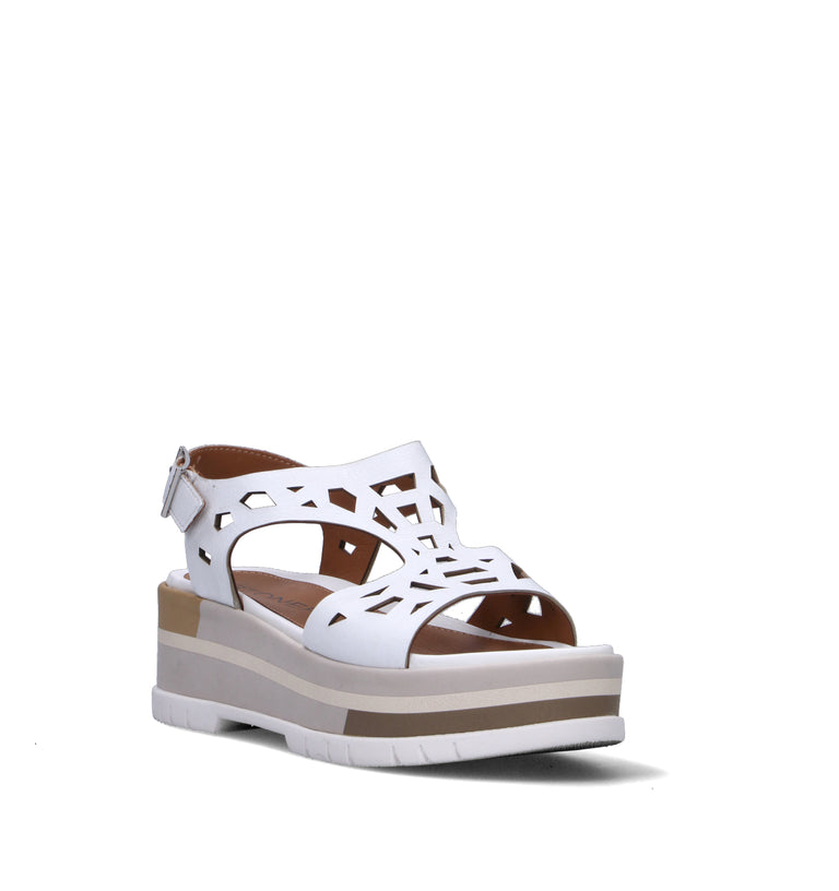 STONEFLY Sandalo donna bianco in pelle