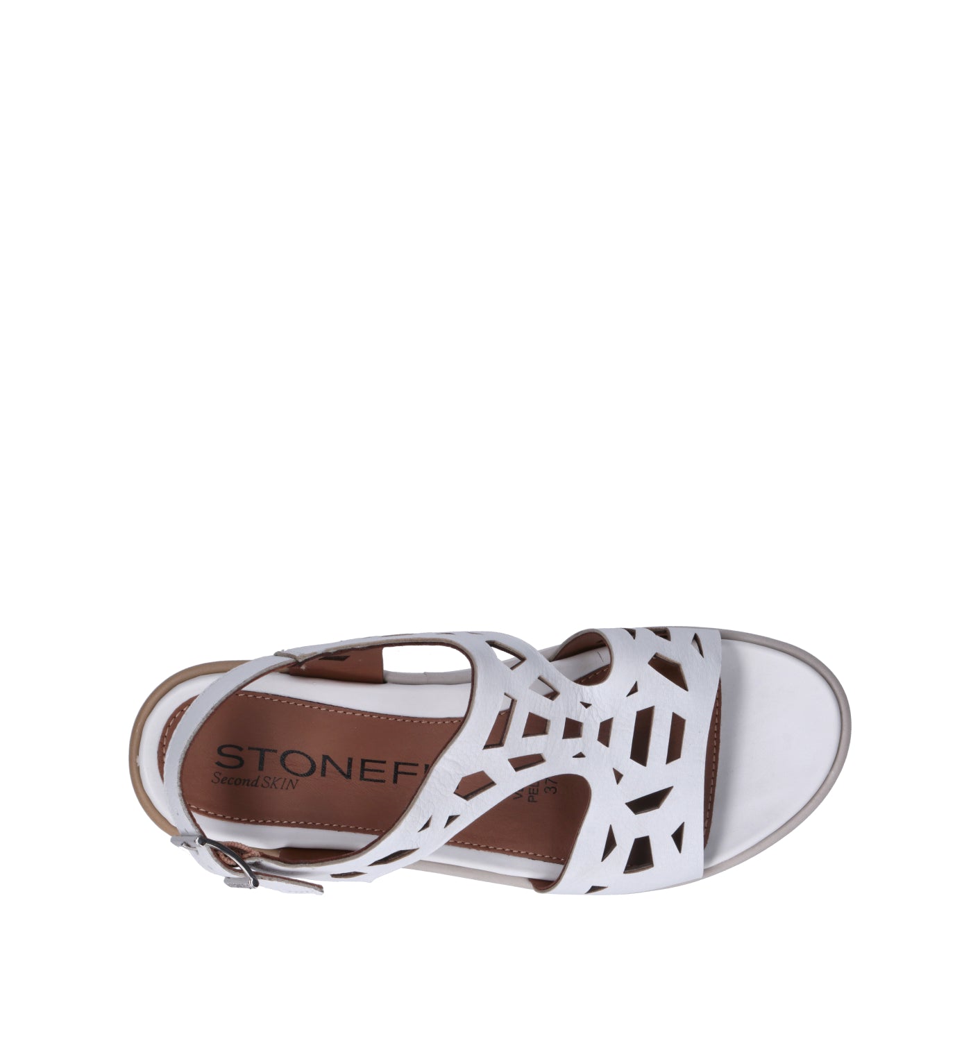 STONEFLY Sandalo donna bianco in pelle