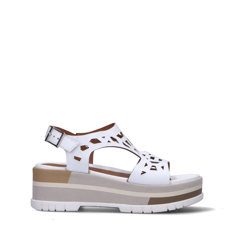 STONEFLY Sandalo donna bianco in pelle