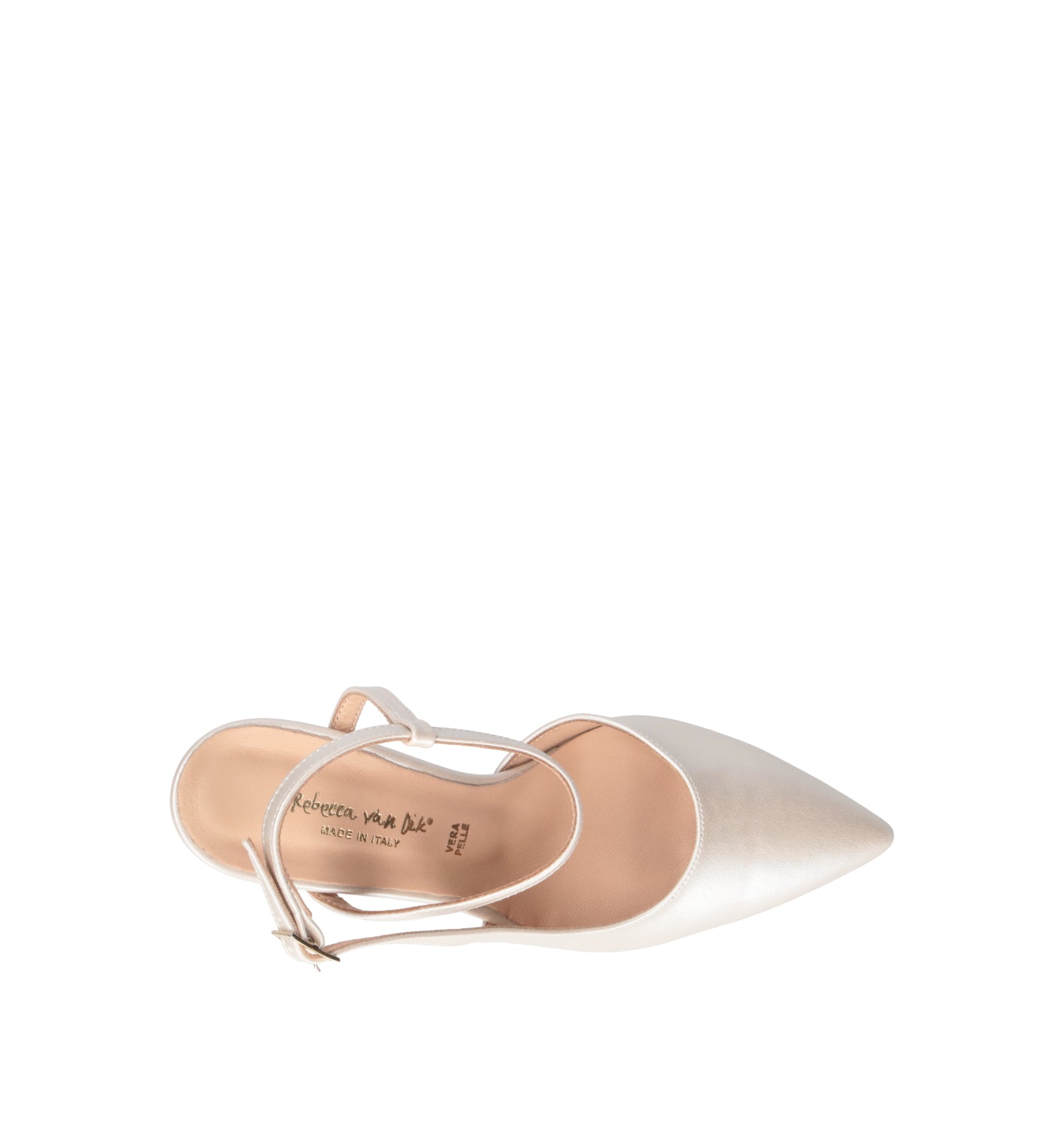 REBECCA VAN DIK Slingback donna bianca