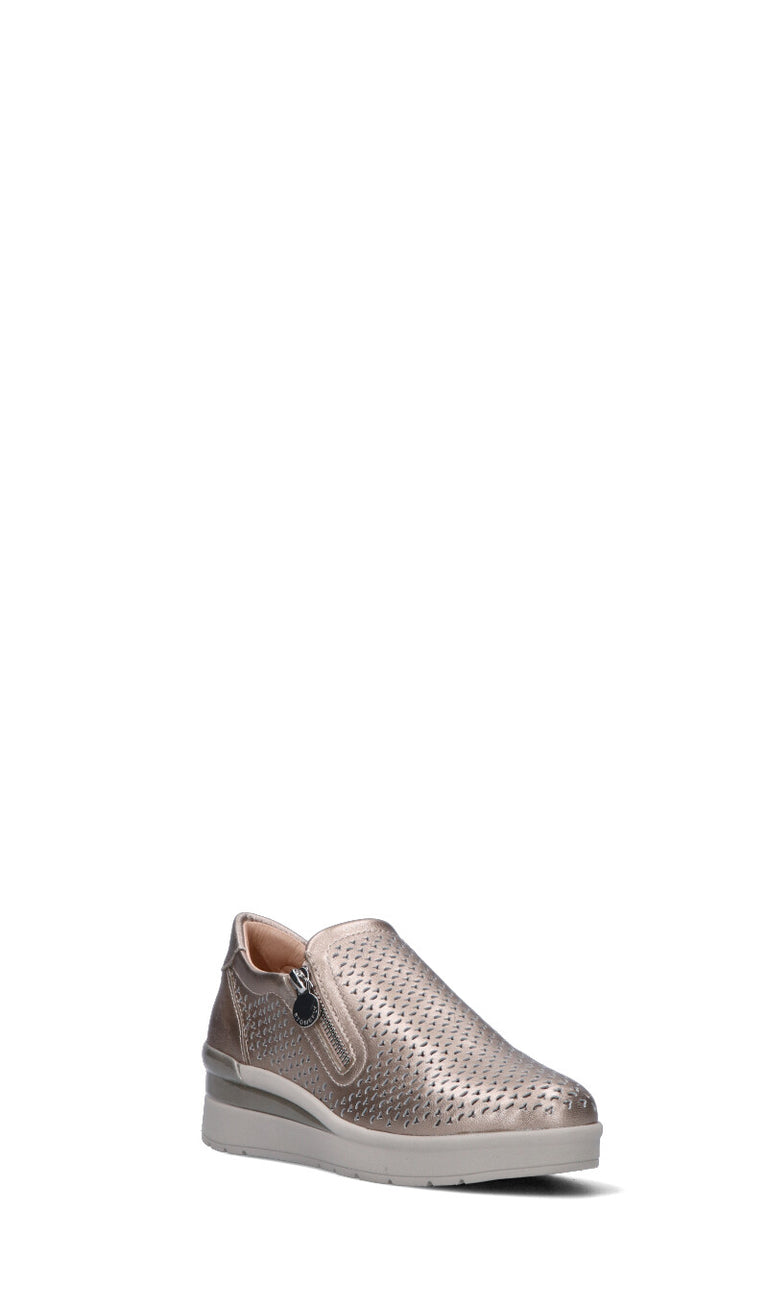 STONEFLY Sneaker donna argento in pelle