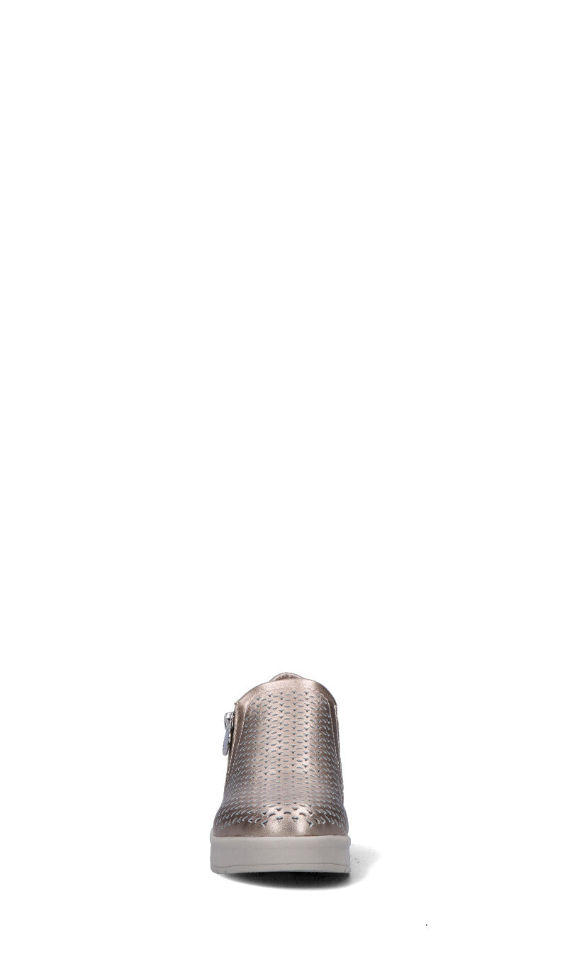 STONEFLY Sneaker donna argento in pelle