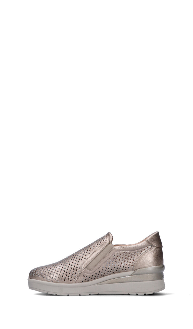 STONEFLY Sneaker donna argento in pelle
