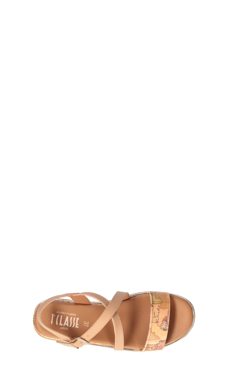 ALVIERO MARTINI Sandalo ragazza beige/geo