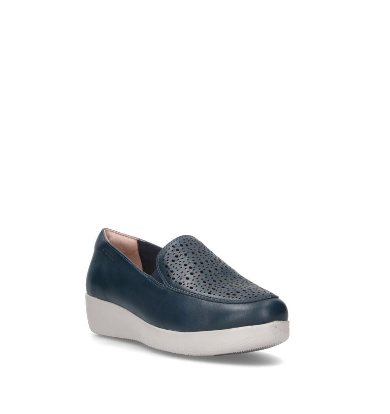 STONEFLY Scarpa comfort donna blu in pelle