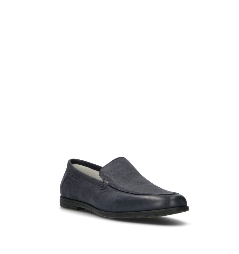 STONEFLY Mocassino uomo blu in nabuk