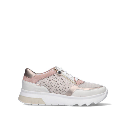 STONEFLY Sneaker donna bianca/rosa in pelle