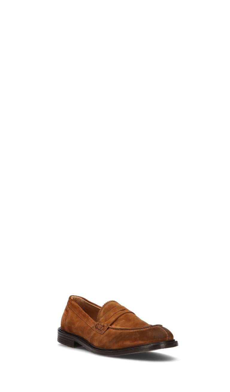PAWELK'S Mocassino uomo marrone in suede
