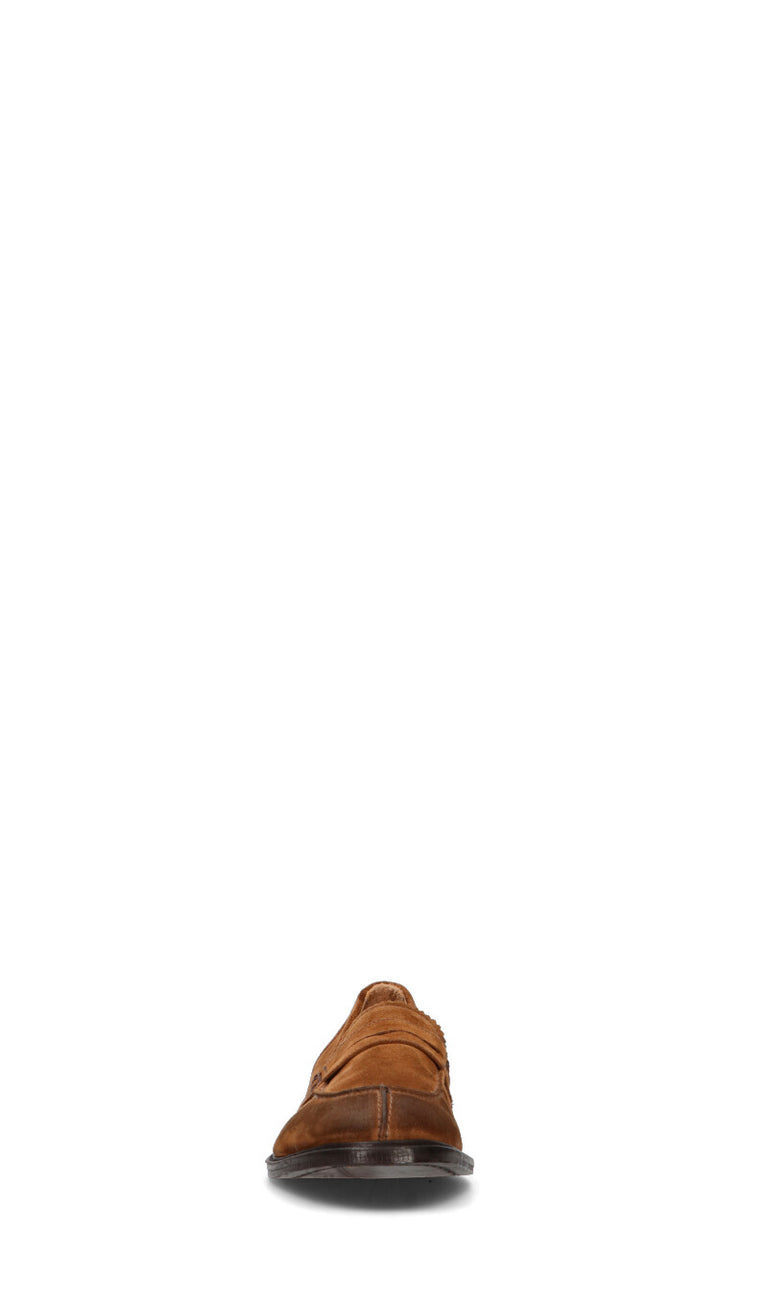 PAWELK'S Mocassino uomo marrone in suede