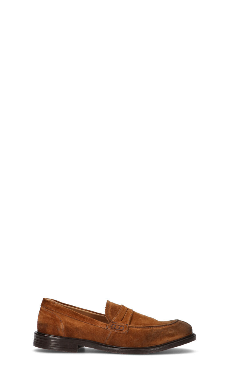 PAWELK'S Mocassino uomo marrone in suede