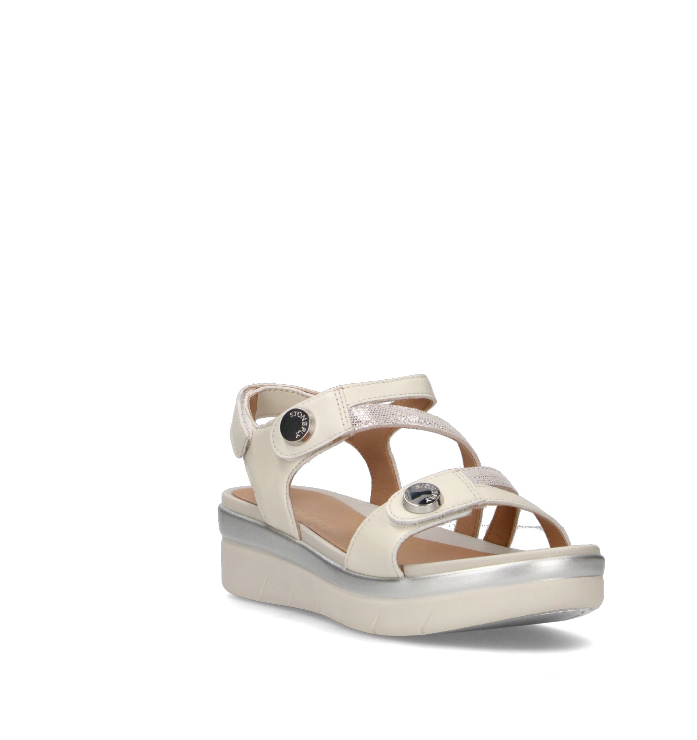 STONEFLY Sandalo donna bianco in pelle