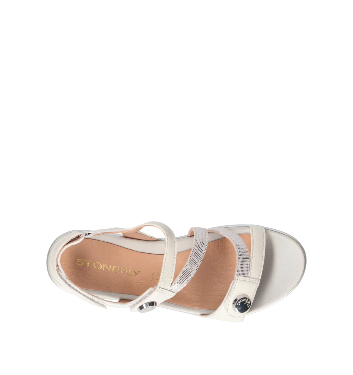 STONEFLY Sandalo donna bianco in pelle