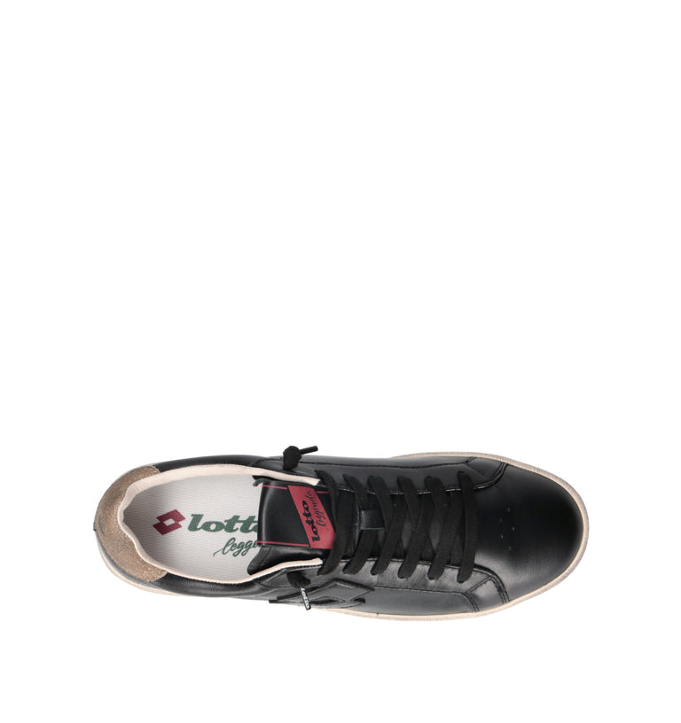 LOTTO LEGGENDA Sneaker uomo nera in pelle