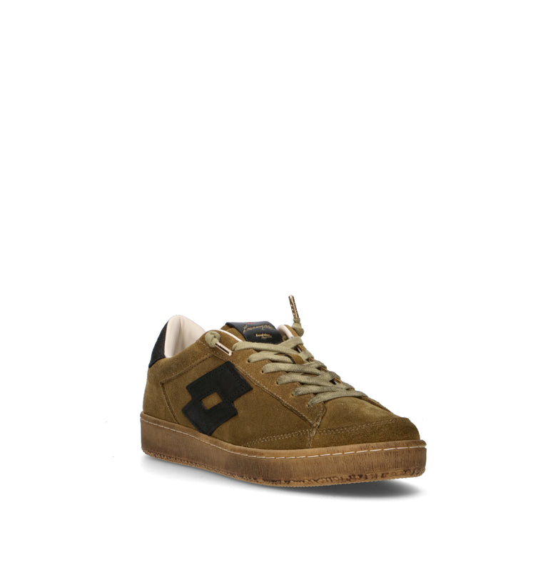 LOTTO LEGGENDA Sneaker uomo oliva in suede