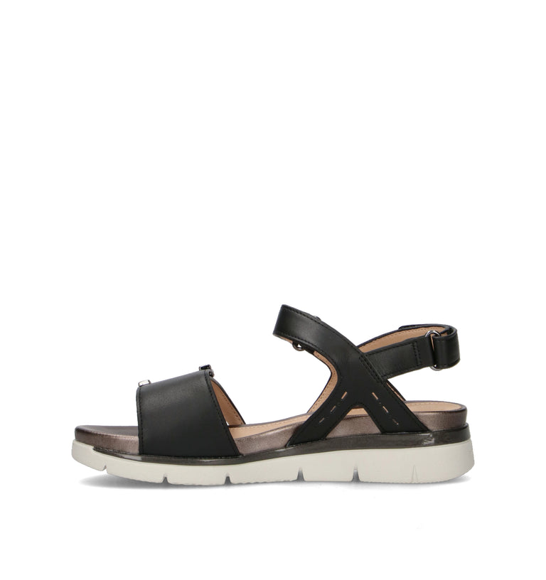STONEFLY Sandalo donna nero in pelle