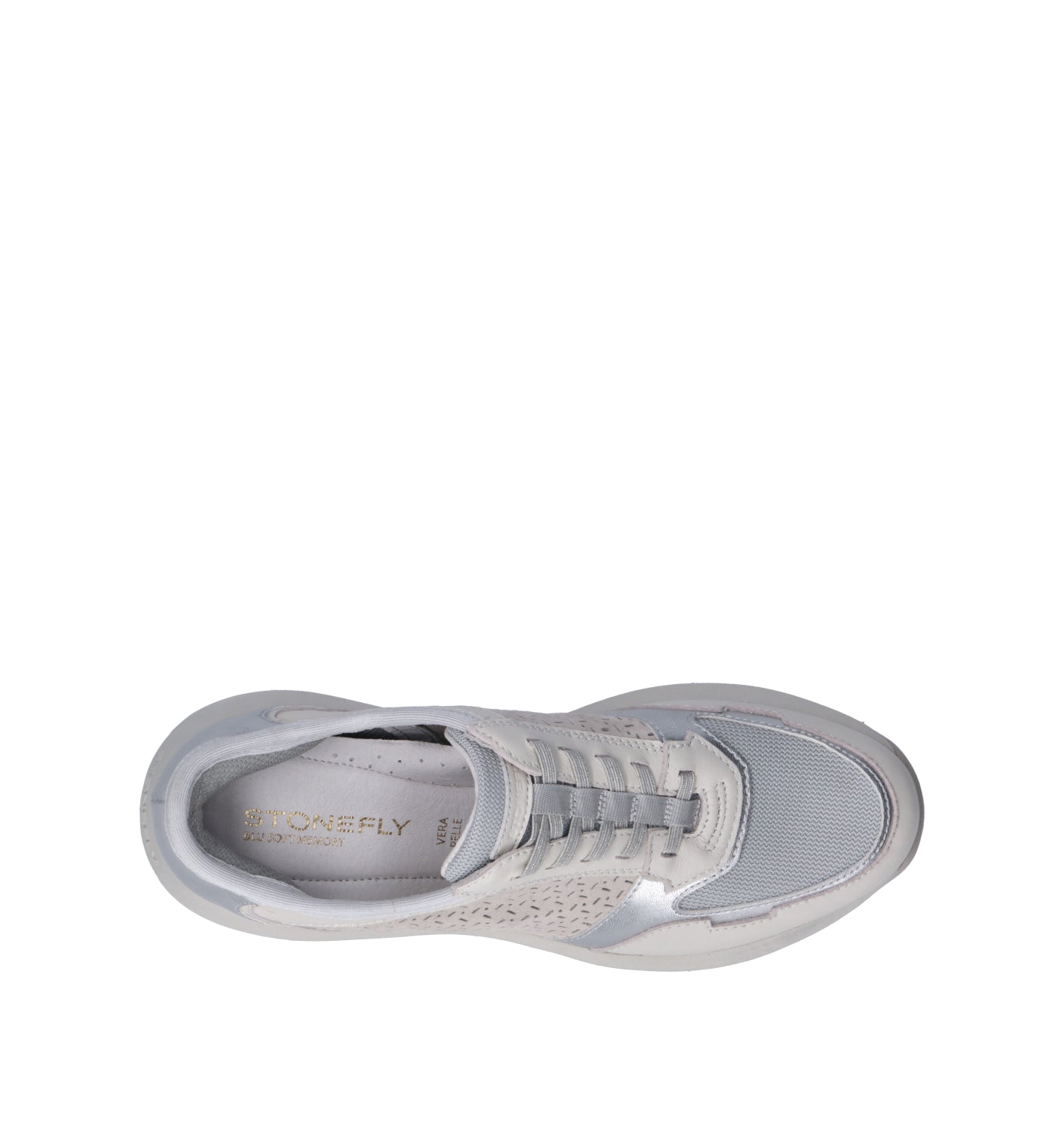 STONEFLY Sneaker donna panna/argento