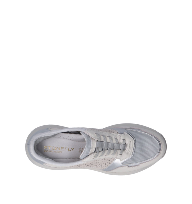 STONEFLY Sneaker donna panna/argento