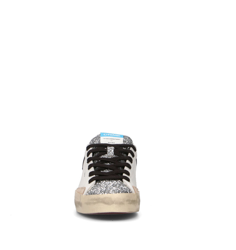 CRIME Sneaker donna bianca