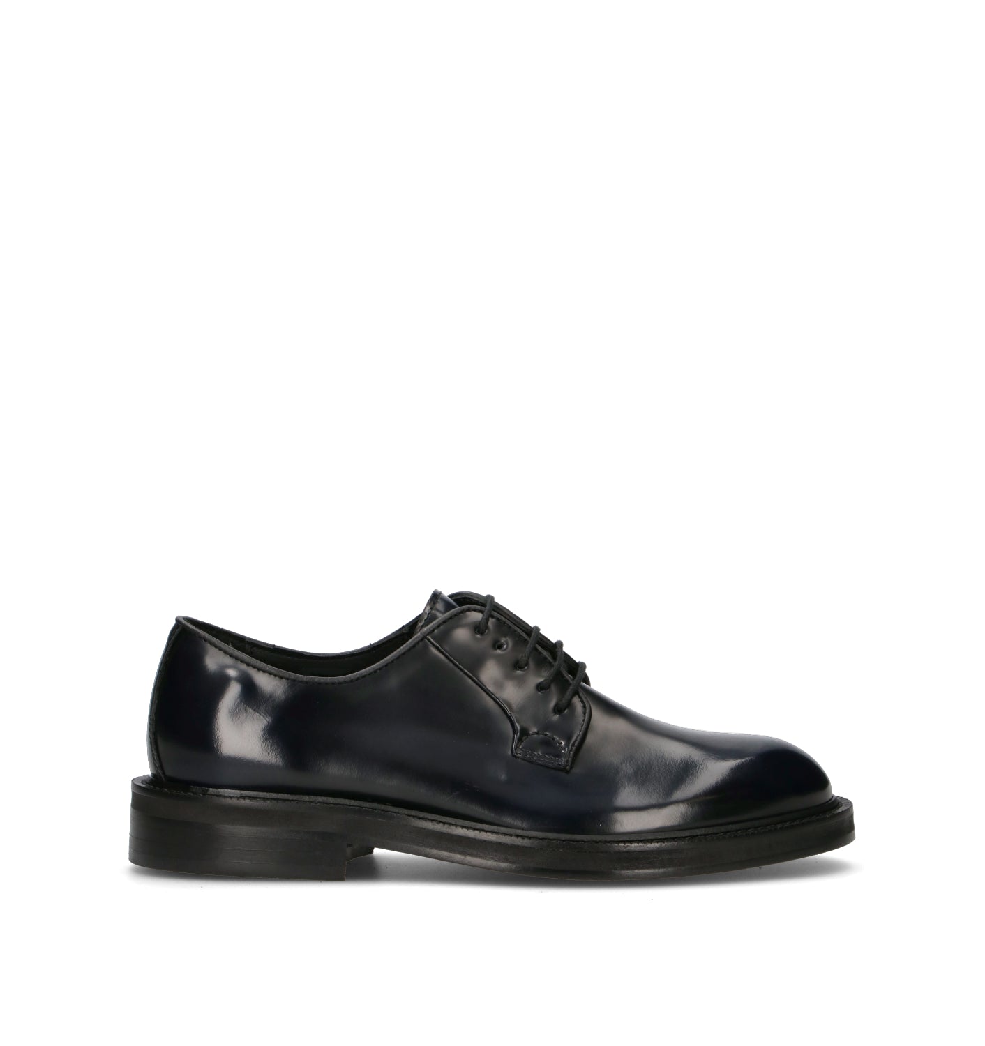ANTICA CUOIERIA Stringata uomo blu in pelle