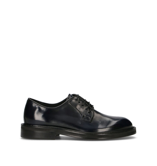 ANTICA CUOIERIA Stringata uomo blu in pelle