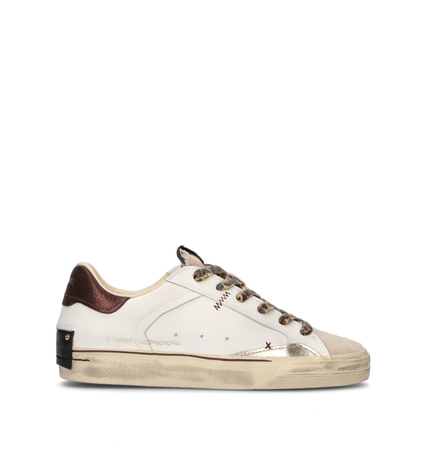 CRIME Sneaker donna bianca
