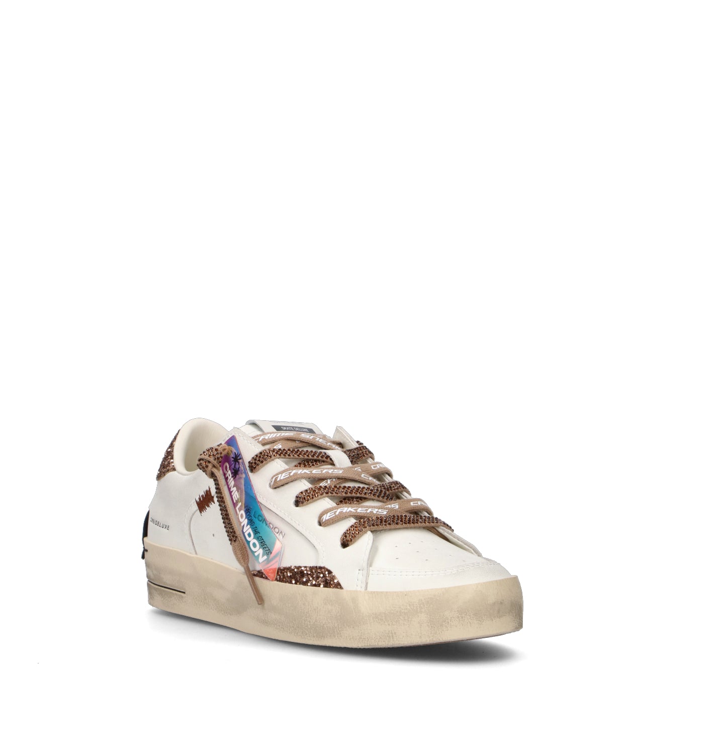 CRIME Sneaker donna bianca