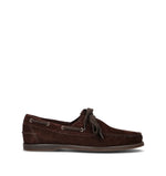 ANTICA CUOIERIA Mocassino uomo marrone in suede