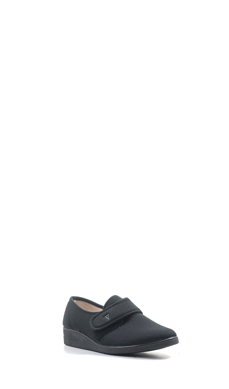 VALLEVERDE Sneaker donna nera in tessuto