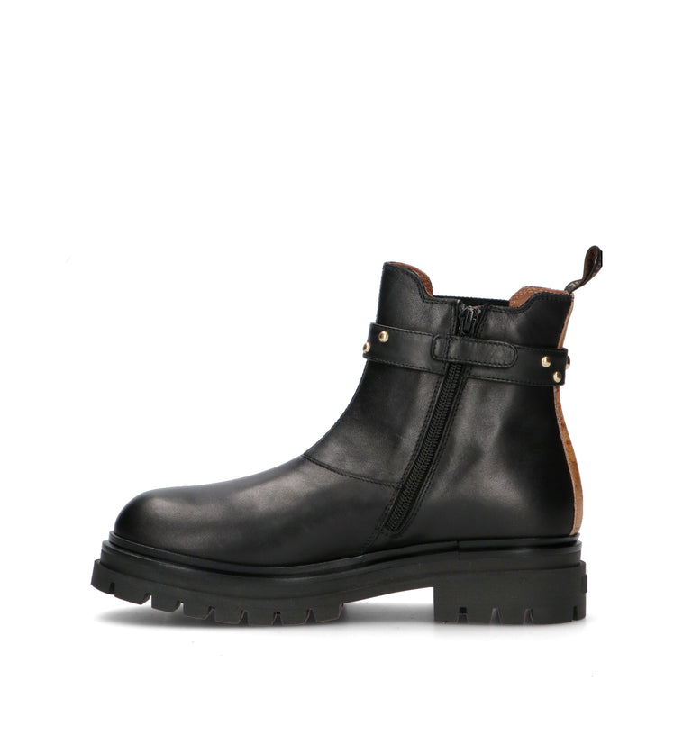 ALVIERO MARTINI Beatles ragazza nero in pelle