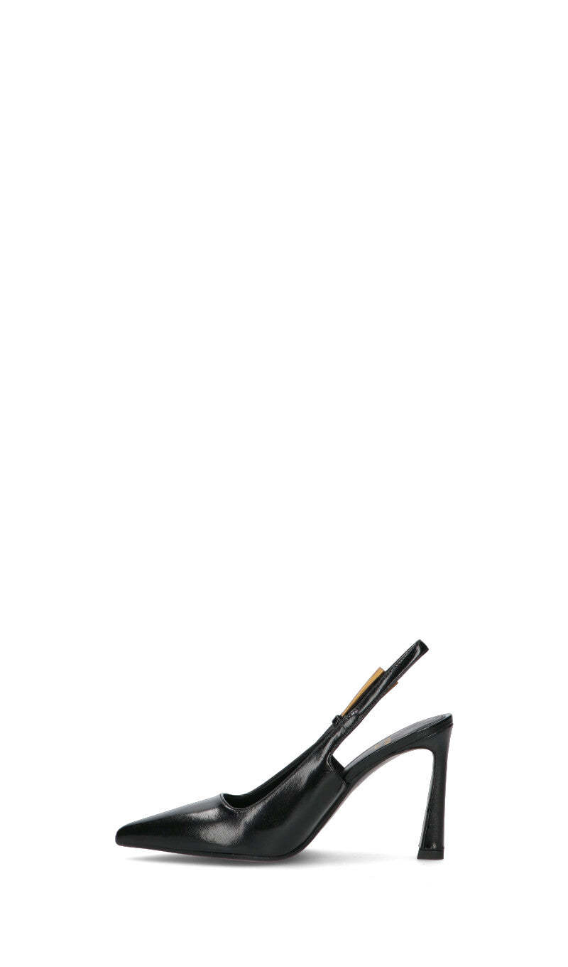 CHANTAL 1962 Slingback donna nero in pelle