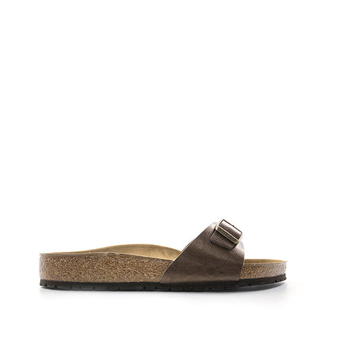 BIRKENSTOCK MADRID Ciabatta donna marrone in pelle