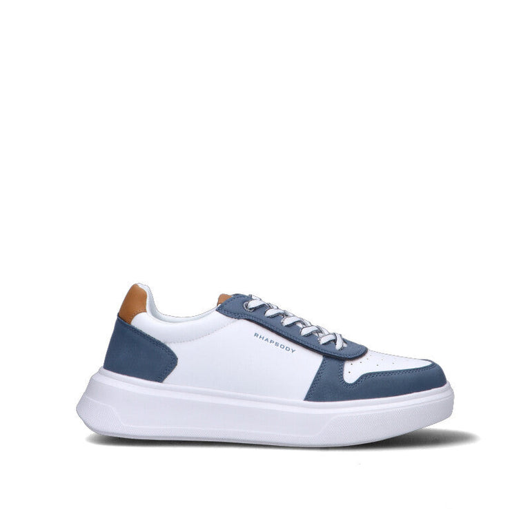 RHAPSODY Sneaker uomo bianca/blu/marrone