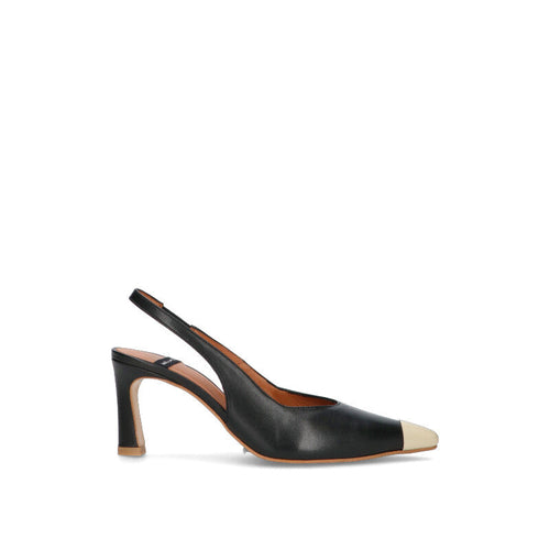 ANGEL ALARCON Decollete donna nera in pelle