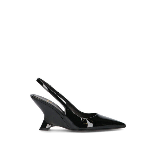 CHANTAL 1962 Slingback donna nera in pelle