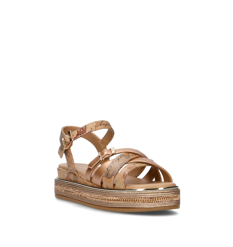ALVIERO MARTINI Sandalo ragazza beige