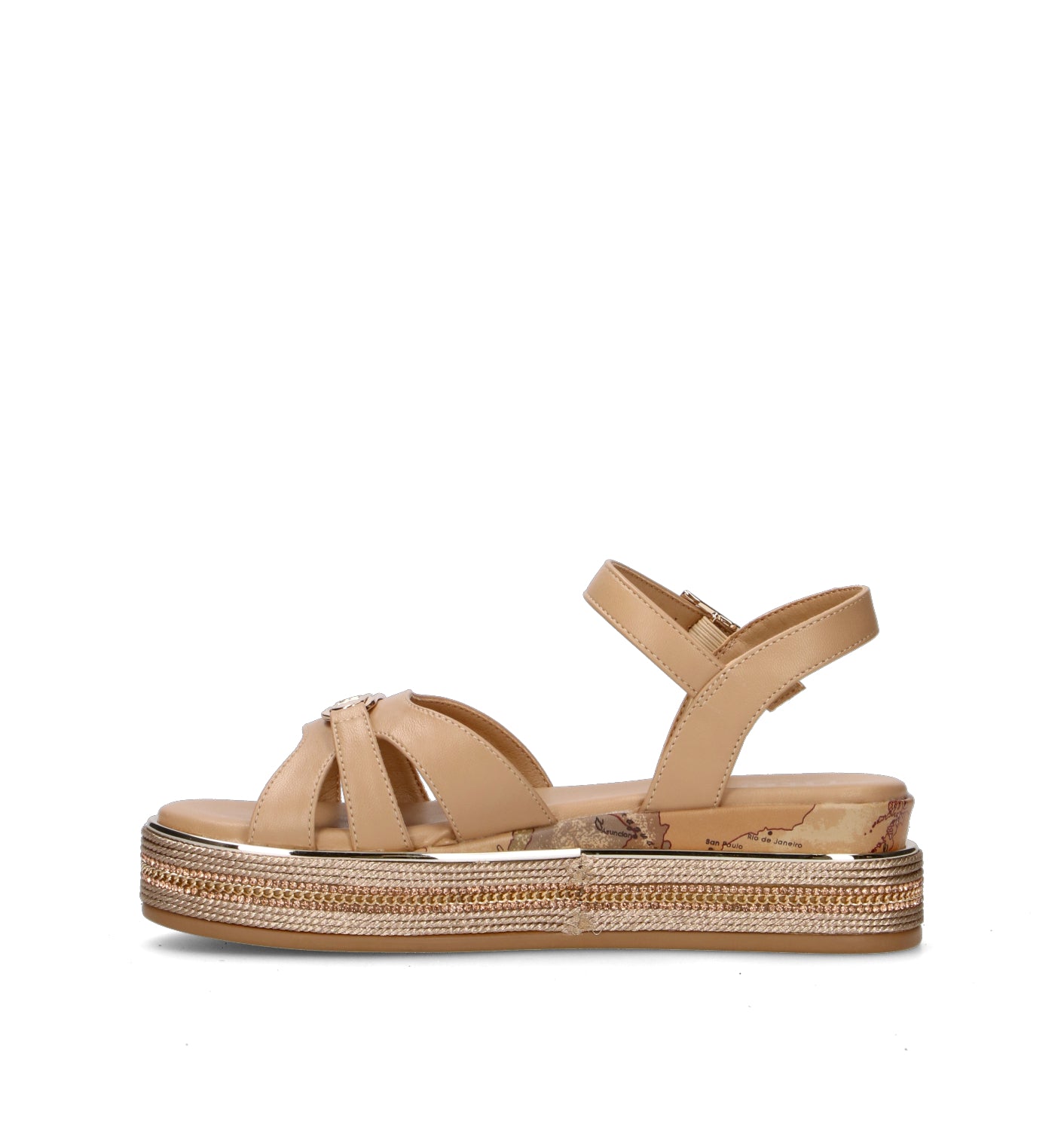 ALVIERO MARTINI Sandalo donna cammello