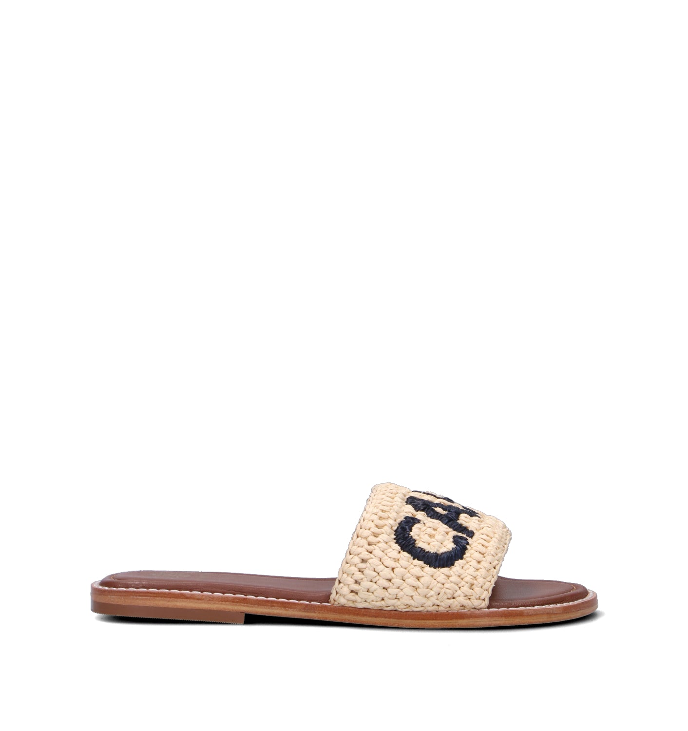 DE SIENA CAPRI Ciabatta donna rafia