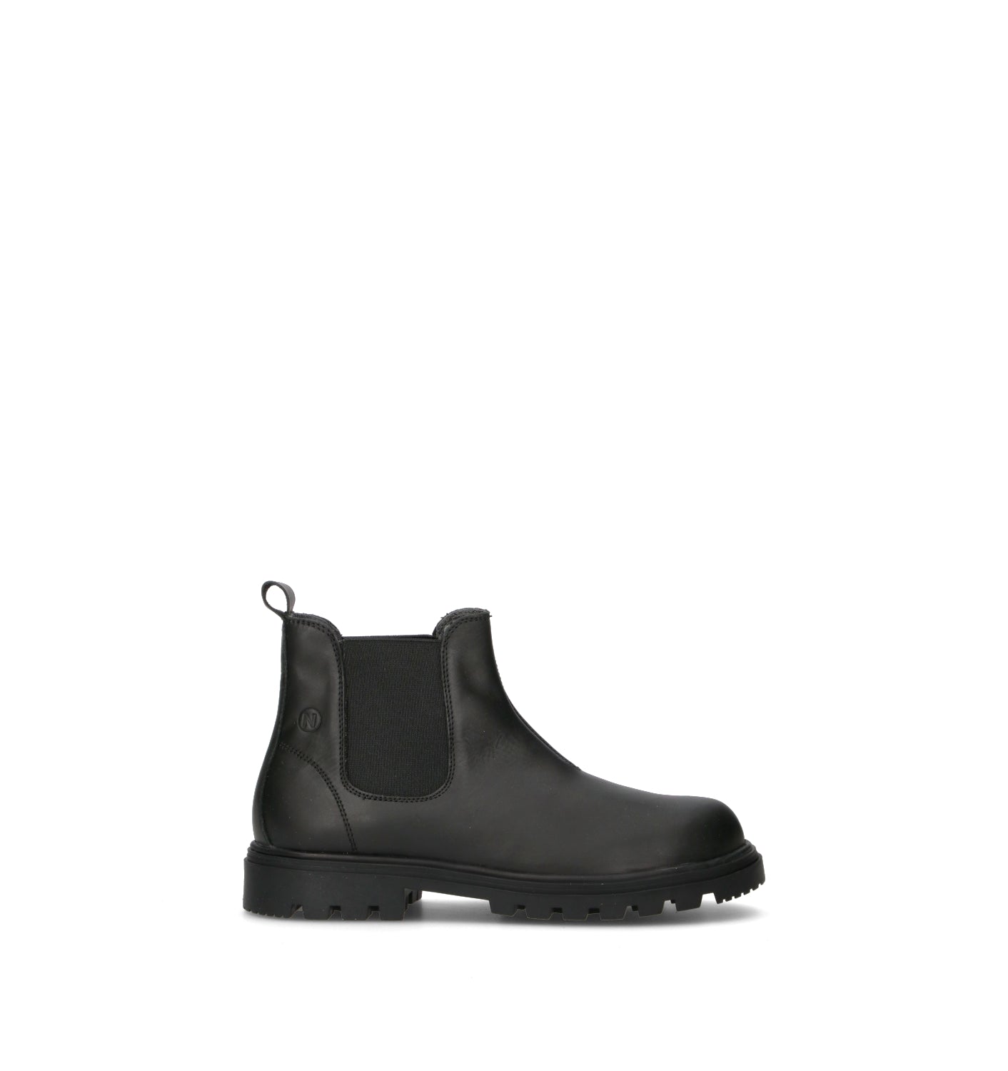 NATURINO Beatles bimbi nero in pelle