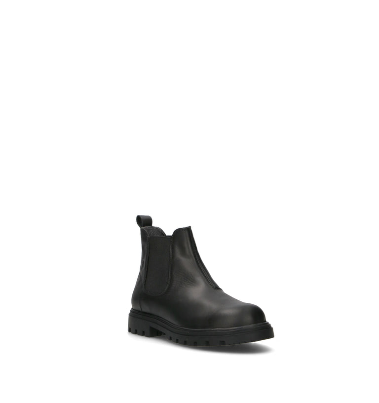 NATURINO Beatles bimbi nero in pelle