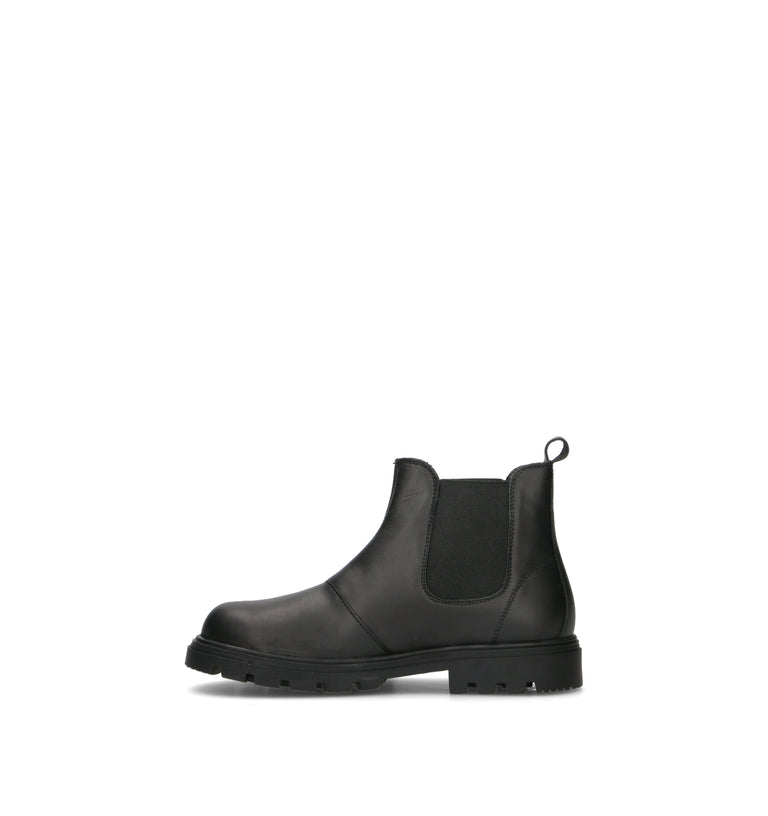 NATURINO Beatles bimbi nero in pelle